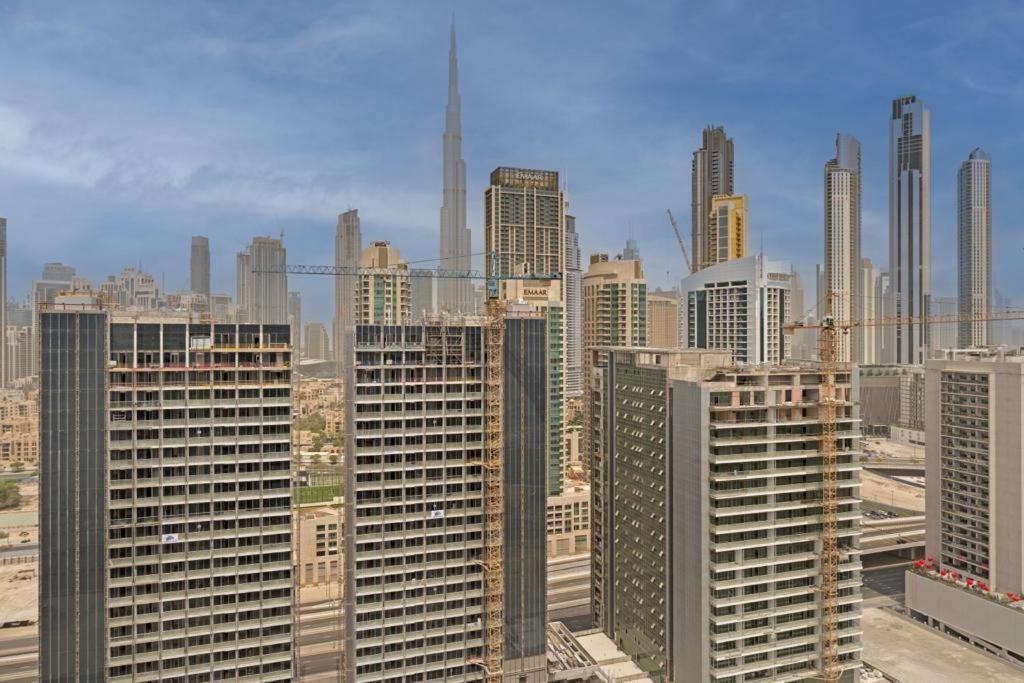 迪拜Brand New 1Br- Business Bay - Burj Khalifa View公寓 外观 照片