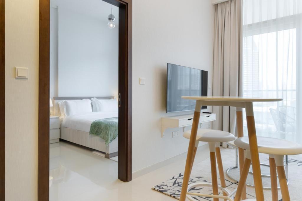 迪拜Brand New 1Br- Business Bay - Burj Khalifa View公寓 外观 照片