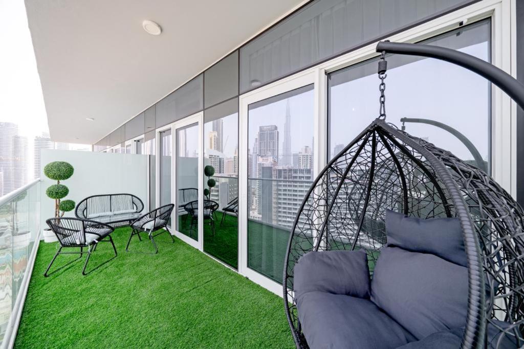 迪拜Brand New 1Br- Business Bay - Burj Khalifa View公寓 外观 照片
